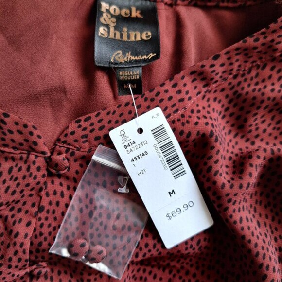 Reitmans Wine Red Dress NWT - Picture 7 of 9